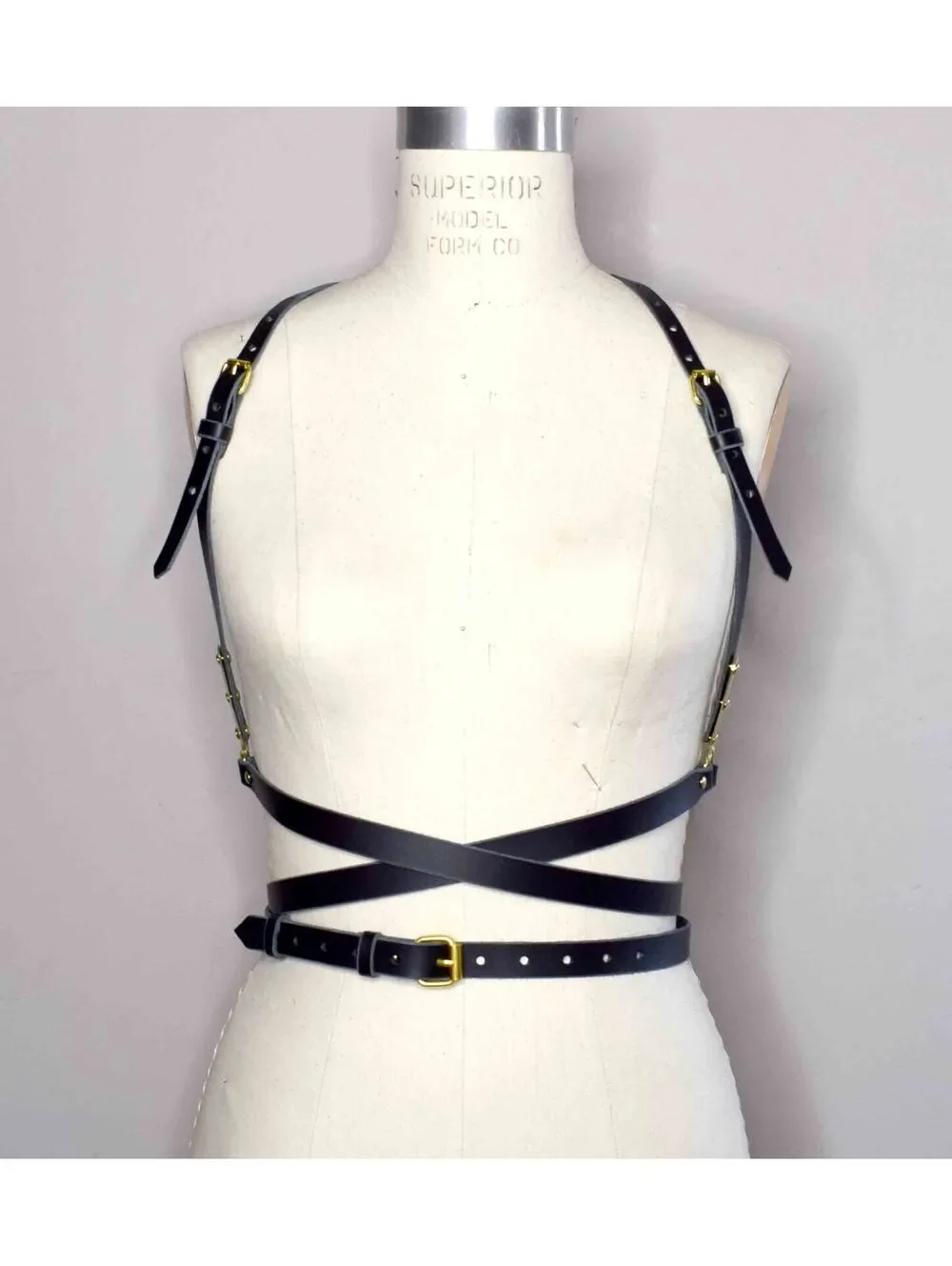 Wrapped Leather Harness- Plus